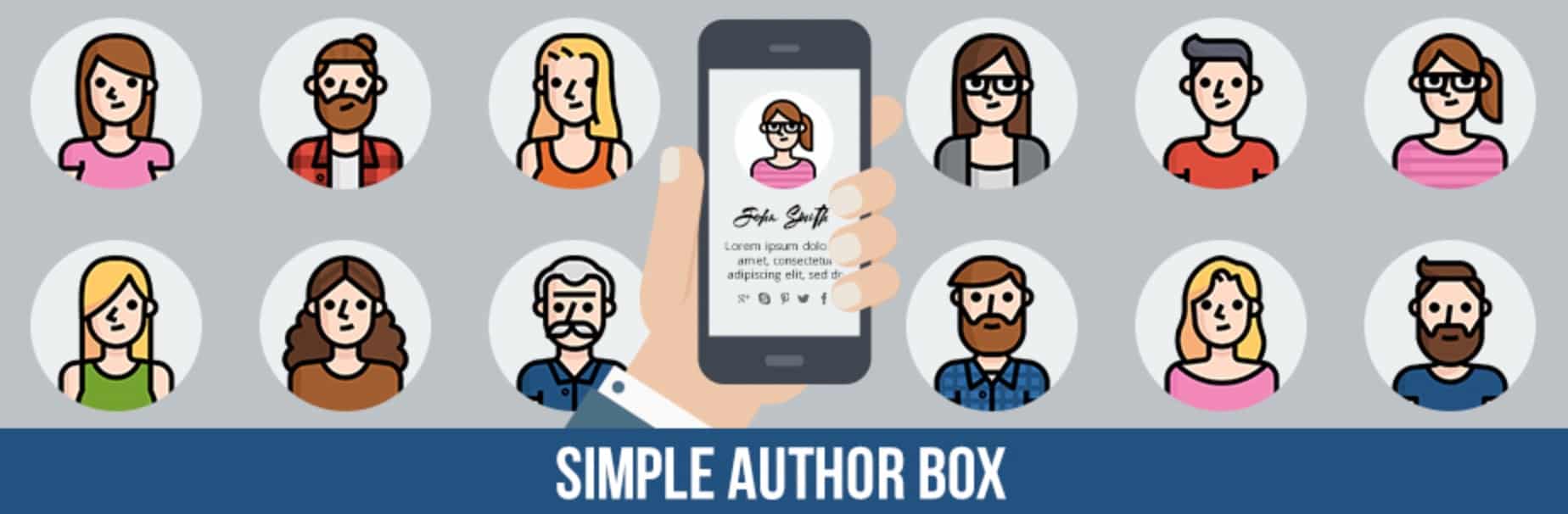 Simple Author Box Banner