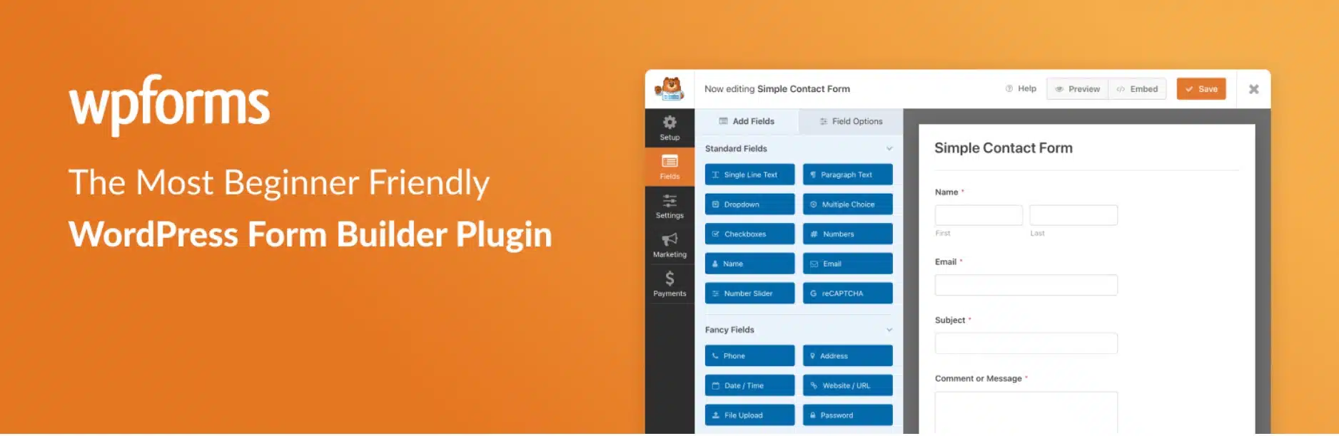 WP Forms Banner