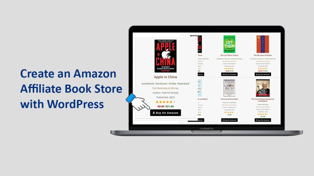 Amazon Affiliate Book Store WordPress