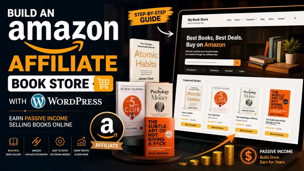 How to Create an Amazon Affiliate Book Store with WordPress Step by Step Guide