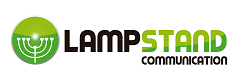 Books gallery user lampstand logo